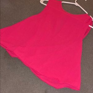 Hot pink dressy top